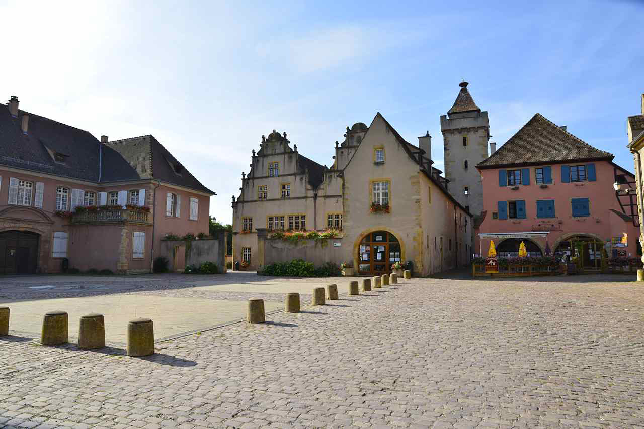 Ancien hotel de Ville, la maison du bailli et la maison de l'Inquisition, Rouffach